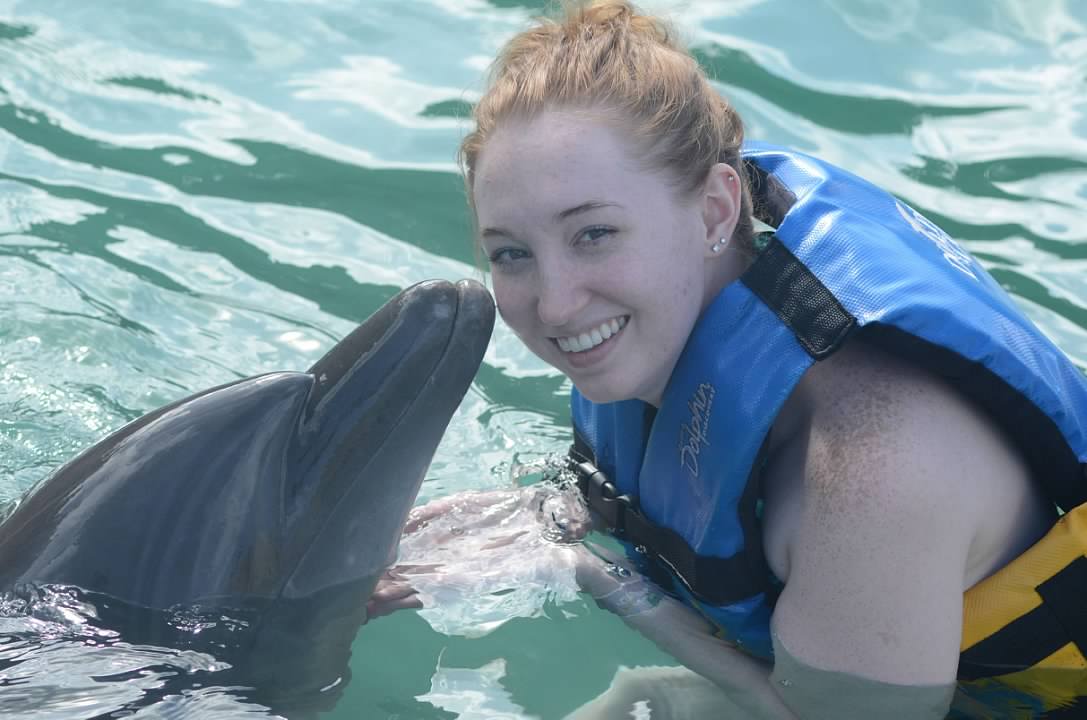 dolphin kiss